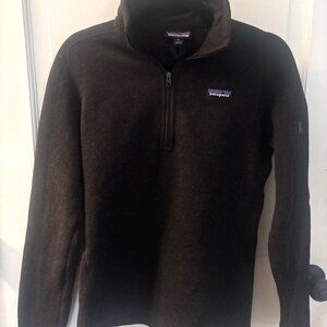 Like New Patagonia Women’s Better Sweater Quarter Zip (Charcoal Grey ) – Size M